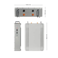 DJDC Dongjin 48V 100Ah Lithium-ion LiFePO₄ Battery – 5.12kWh – IP32 – Wall-Mounted