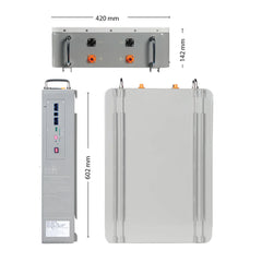 DJDC Dongjin 51.2V 100Ah Lithium-Ion LiFePO4 Wall-Mounted Battery with WiFi & Bluetooth - 5.12kW - IP32