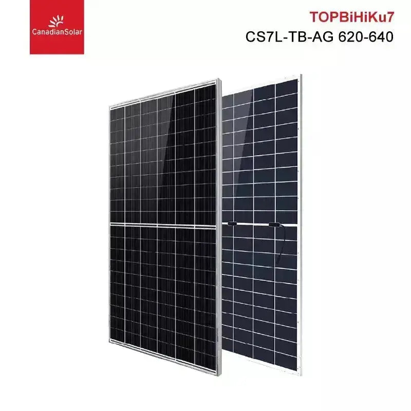 Canadian TOPCON N - Type Bi - Facial 615W Solar Panel - The Saver Hub