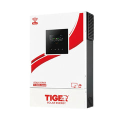 Tiger T-9900+ Max Gold Series 7kW Hybrid Solar Inverter With 9900W PV | Built-in WiFi | Dual Output | BMS Port