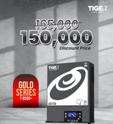 Tiger T-9500+ Gold Series 6.5kW Hybrid Solar Inverter With 9500W PV | Built-in WiFi | Pure Sine Wave | Dual Inputs | Three Outputs
