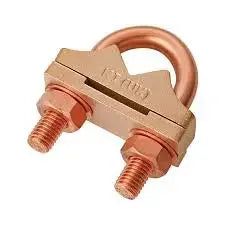 Copper U-clamps each Accessories