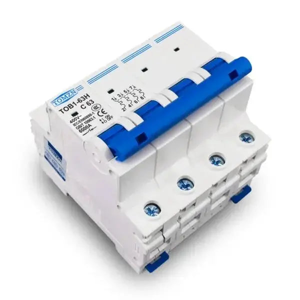AC Breaker 4 - Pole 63A - The Saver Hub