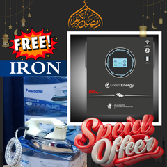 Green Energy REX 9.0KW Hybrid Solar Inverter – PV11000 | Built-in WiFi, Lithium Battery Port| Dual Output