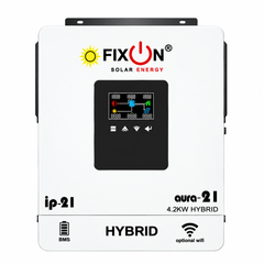 Fixon Aura Series 4.2kw hybrid Inverter 12/24v Battery Supported